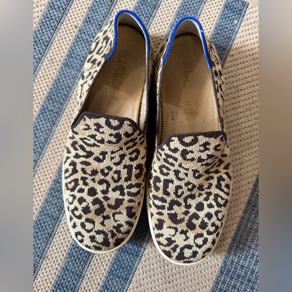Rothy’s slip on sneakers in wildcat